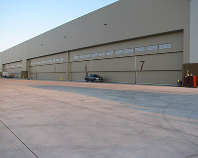Vertical Lifting Hangar Doors